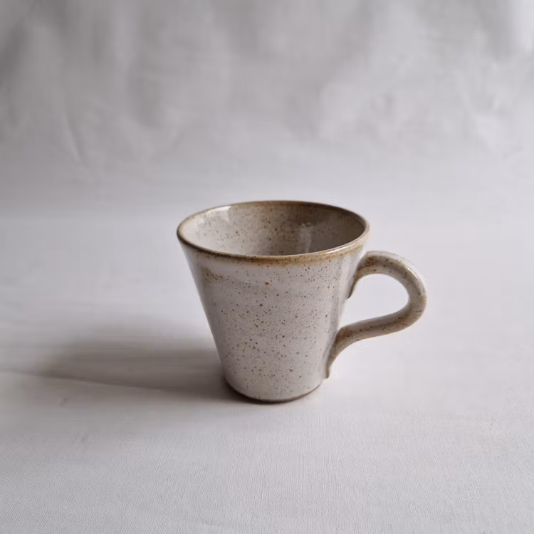 Cappuccinokopp / Liten Kaffekopp i Serien Crème / Gräddvit