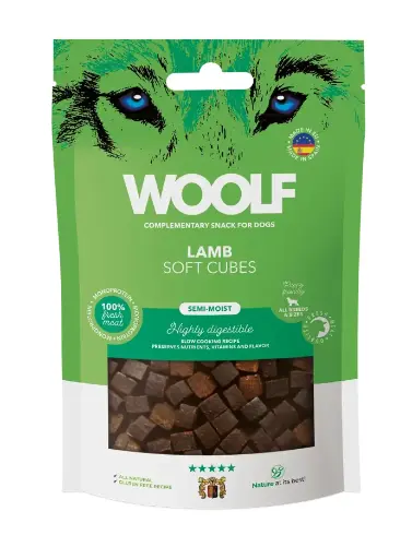 Woolf Soft Cubes Lamb 100g