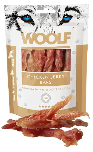 Woolf Chicken Jerkey 100g
