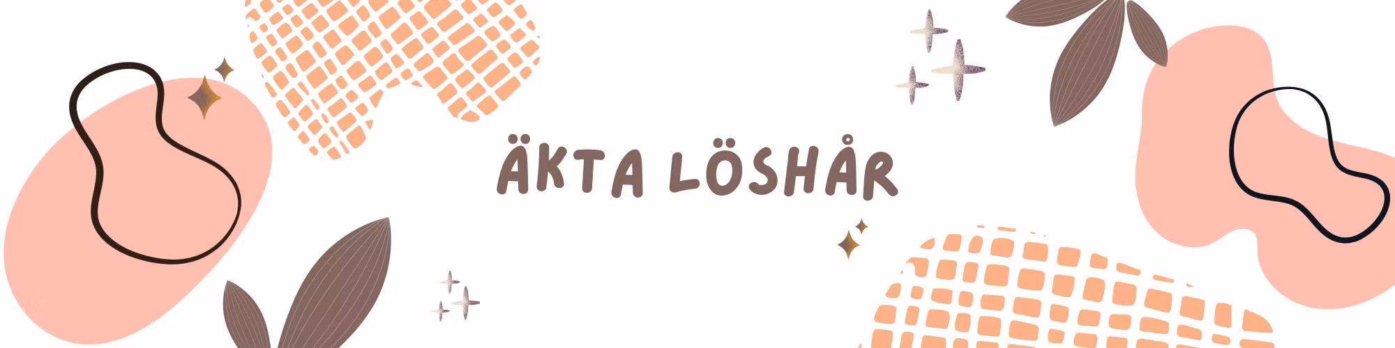 Äkta löshår - Barocks