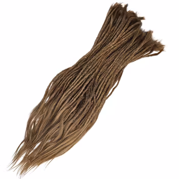 Ljusbrun Äkta Dreads 40-50cm (5mm smala)