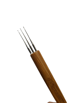 Trippel Virknål i bambu 0,5mm