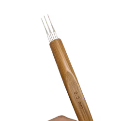 Trippel Virknål i bambu 0,5mm