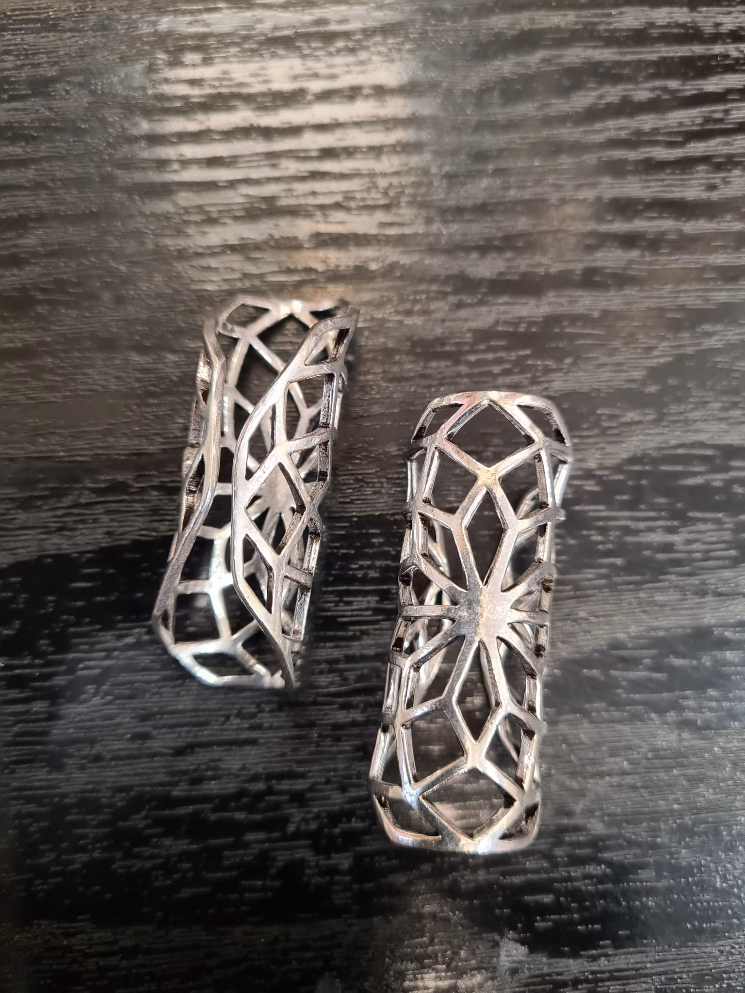 Silverfärgad "Stjärna" XL Dreadsmycke