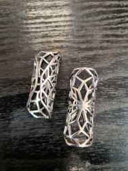 Silverfärgad "Stjärna" XL Dreadsmycke