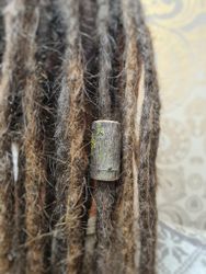 "Lång Stock" - Trädekoration till dreads (10mm hål)