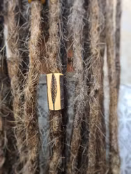 "Lövträ" - Trädekoration till dreads (7mm hål)