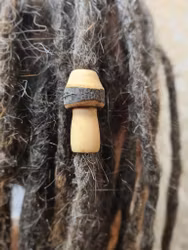 "Stor Svamp" - Trädekoration till dreads (9mm)