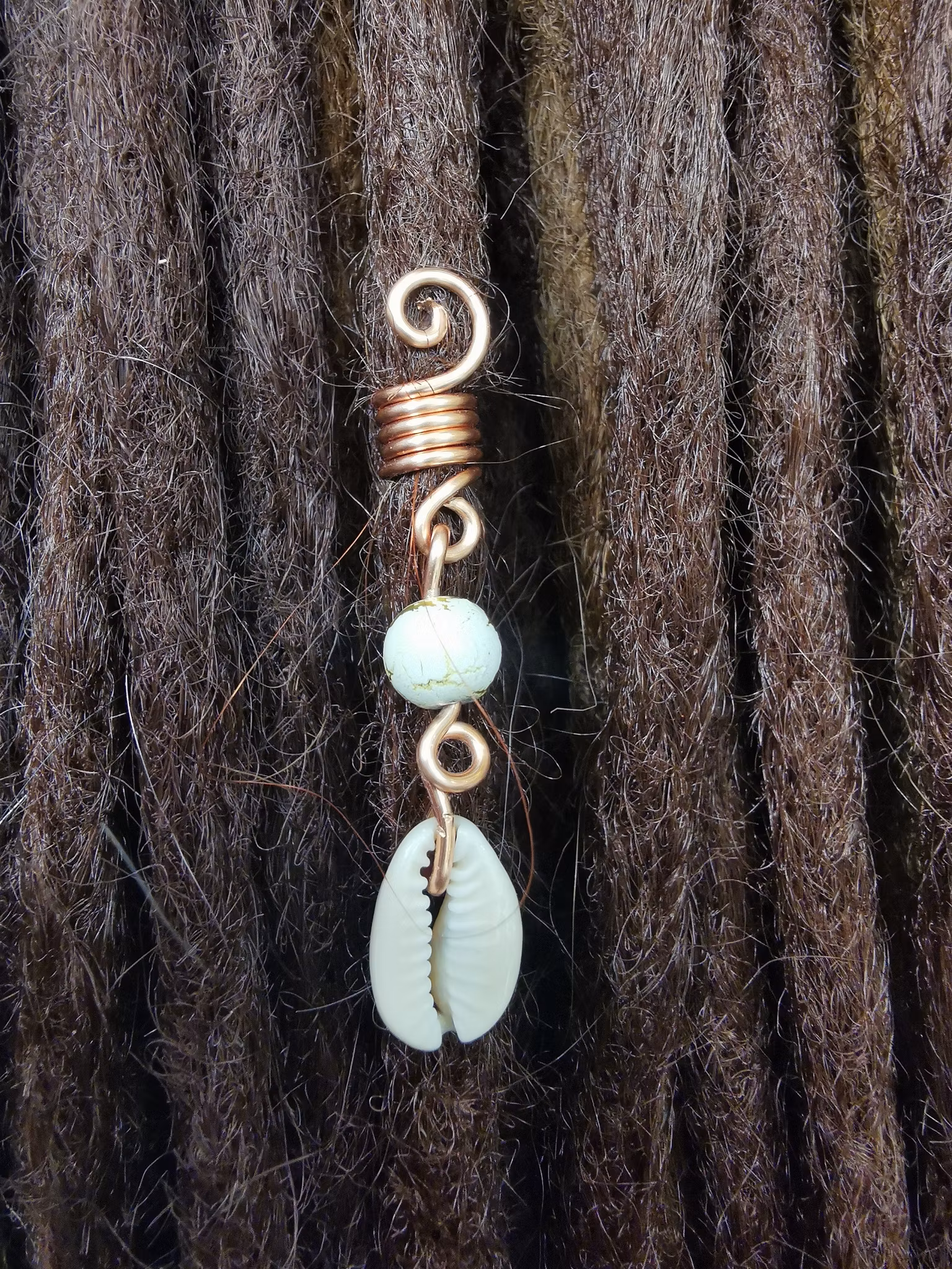 Spiral - Snäckskal (koppar 0,5 cm)