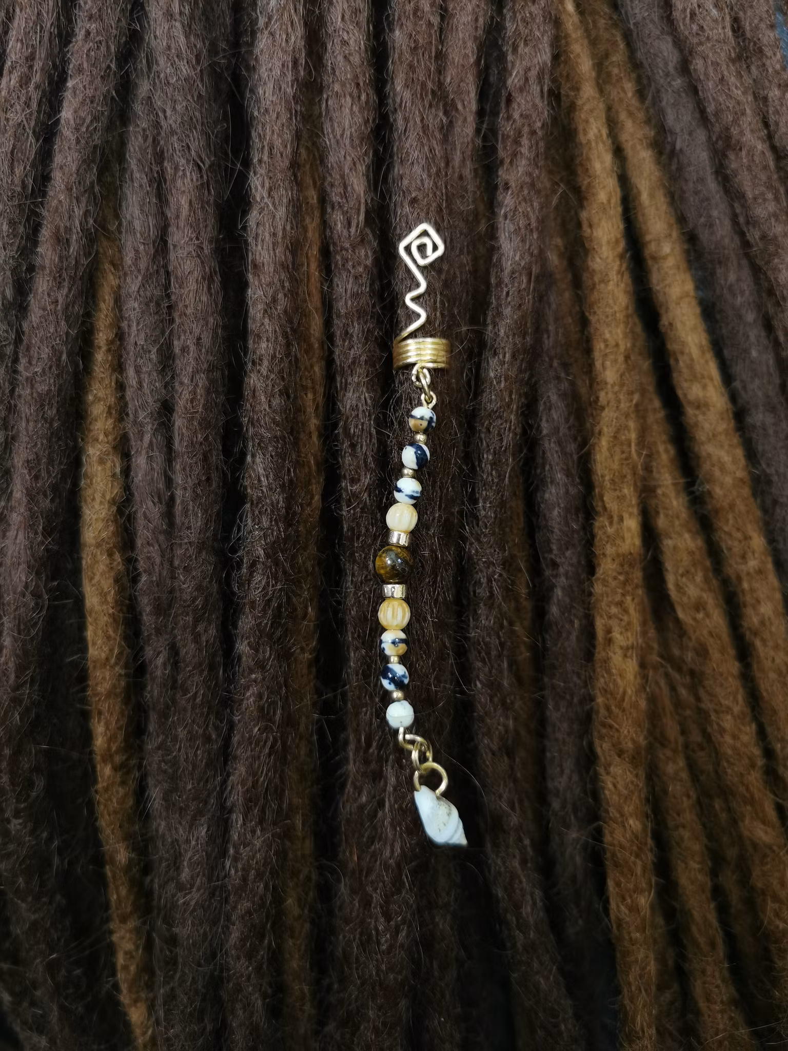 Afrodite Dreadsmycke (Guld 0,8 cm)
