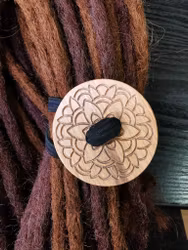 ButtonLOXX - Mandala (50mm Spalted Beech)