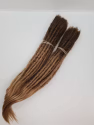 Ombre Brun/Ljusbruna Äkta Dreads 40cm
