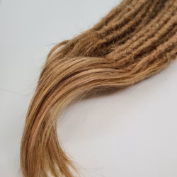 Ombre Brun/Ljusbruna Äkta Dreads 40cm