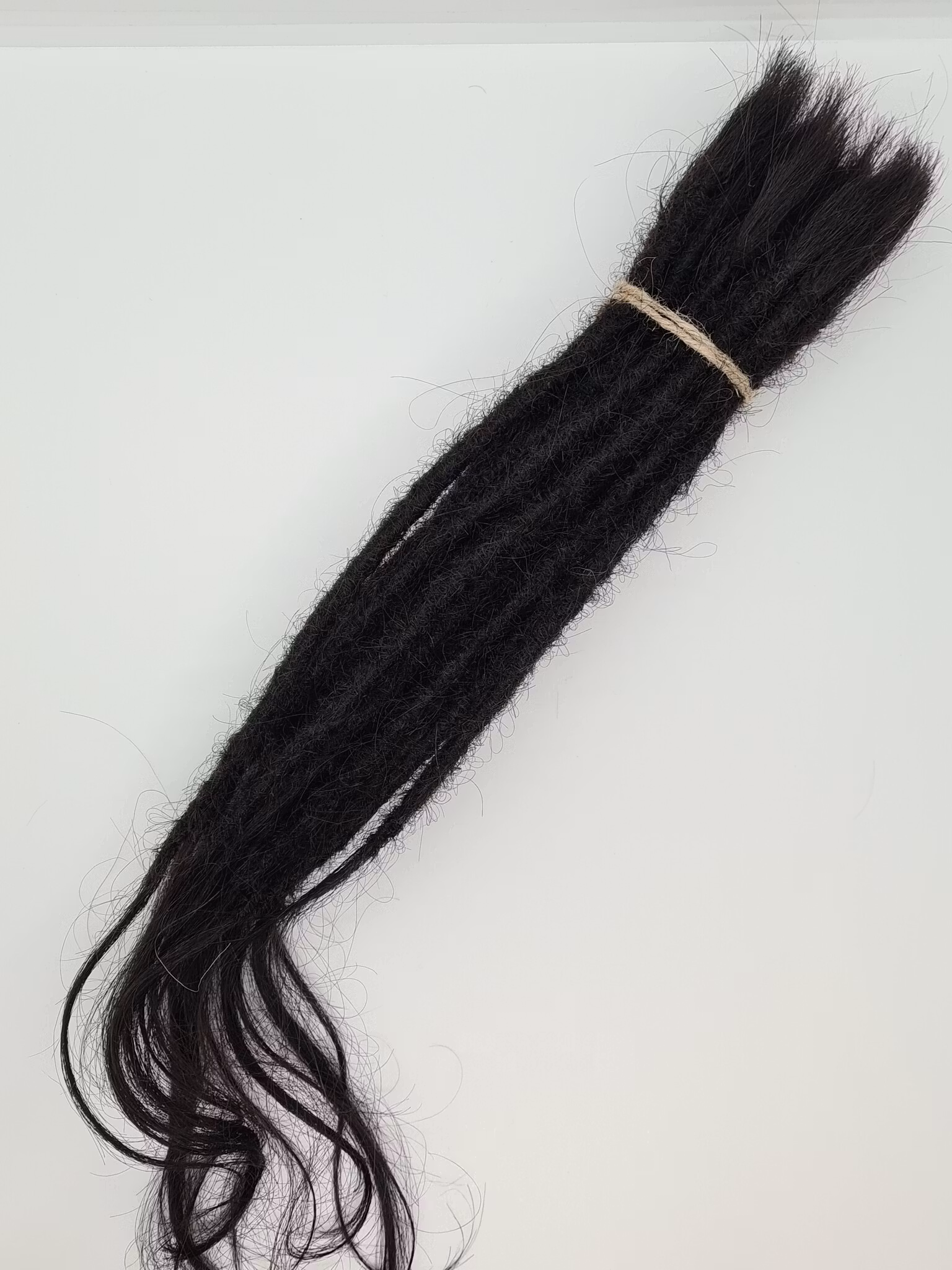 Svart/Svartbruna Äkta Dreads 40-45cm