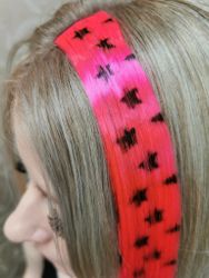 Effektslinga Neonrosa (Syntet)