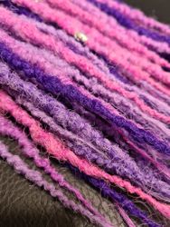 Lila/Rosa Mix SE Syntetdreads 40cm (46st)