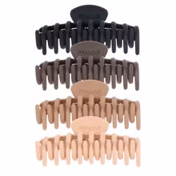 Matt Stor Hårklämma (Svart, Brun, Beige eller Nude)