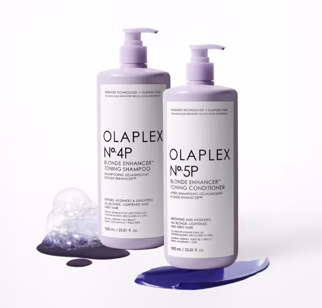 Olaplex - No.4P Blonde Enhancer Toning Shampoo 1 liter Silverschampo