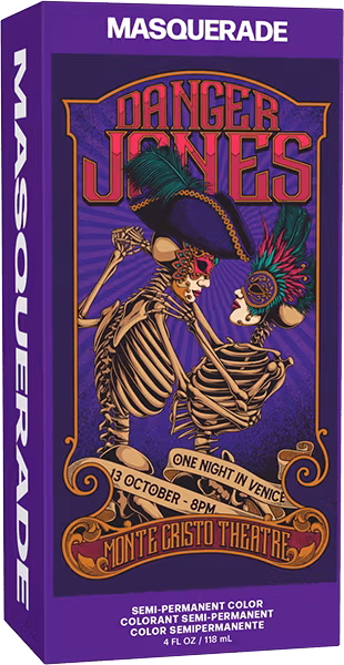 Danger Jones - Masquerade Purple (Lila Semi-Permanent Hårfärg)