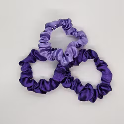 "Lila Set" Scrunchies 3-pack Hårsnoddar