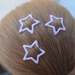 Pastell Lila "Stjärna" Hårspänne