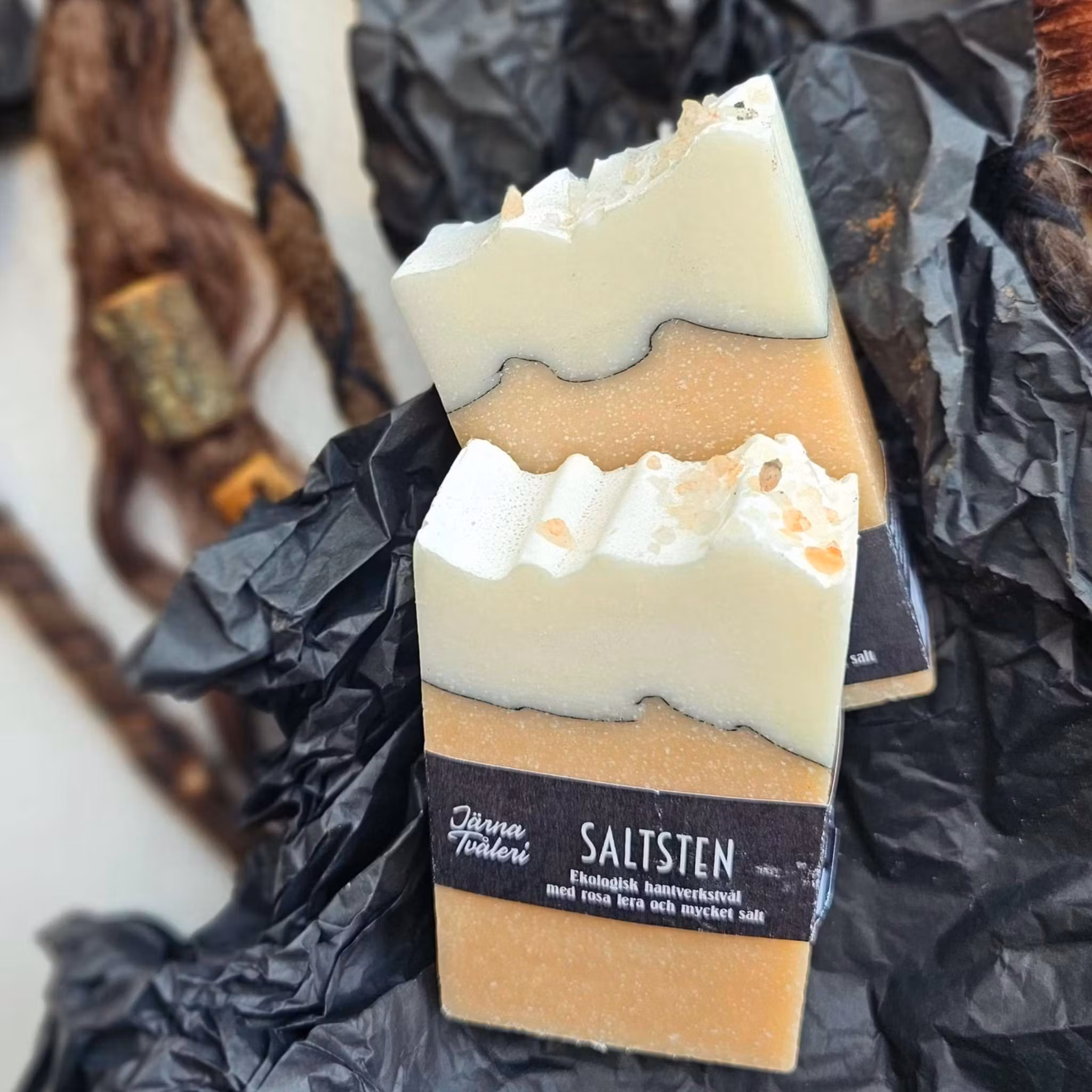 Saltsten Ekologisk Schampotvål för Dreads