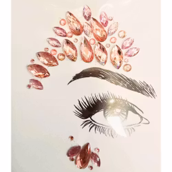 Festival Strasstenar "Ljusrosa Kristaller"