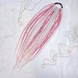 "Rosa BonBon" Dread Ponytail Extensions
