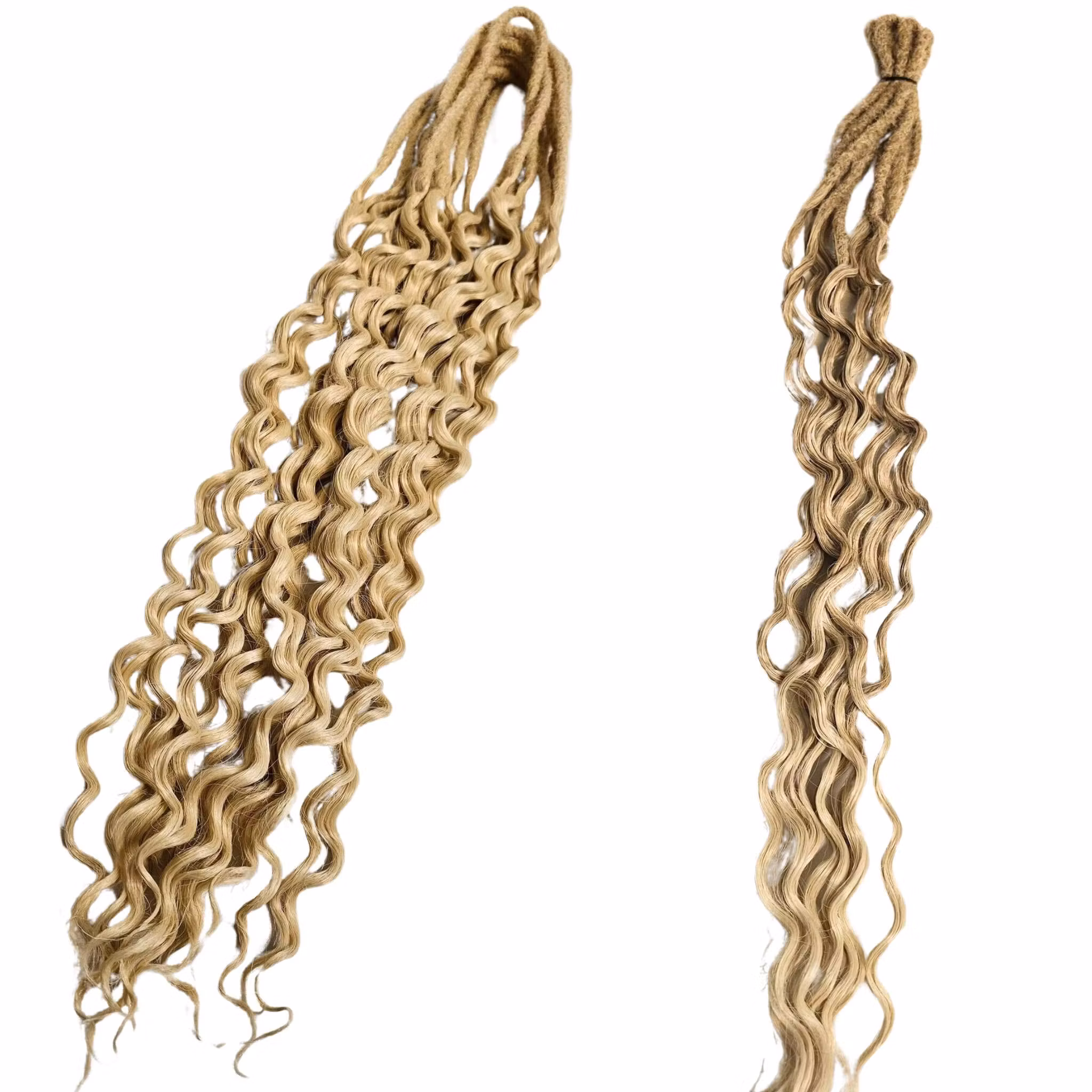 Blond Mix DE Lockiga Syntetdreads 60-65cm (25st)