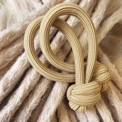 Blond "Knutar" Hårband Dreadtie