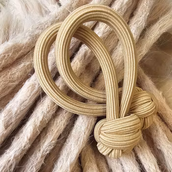 Blond "Knutar" Hårband Dreadtie