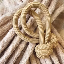 Blond "Knutar" Hårband Dreadtie
