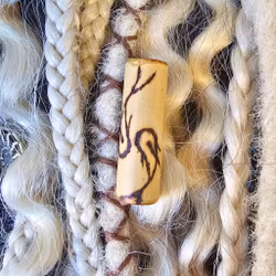 "Yin Yang" - Lång Ljus Bambu (7 mm hål) Medium