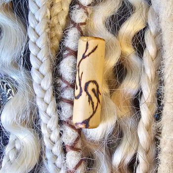 "Yin Yang" - Lång Ljus Bambu (7 mm hål) Medium