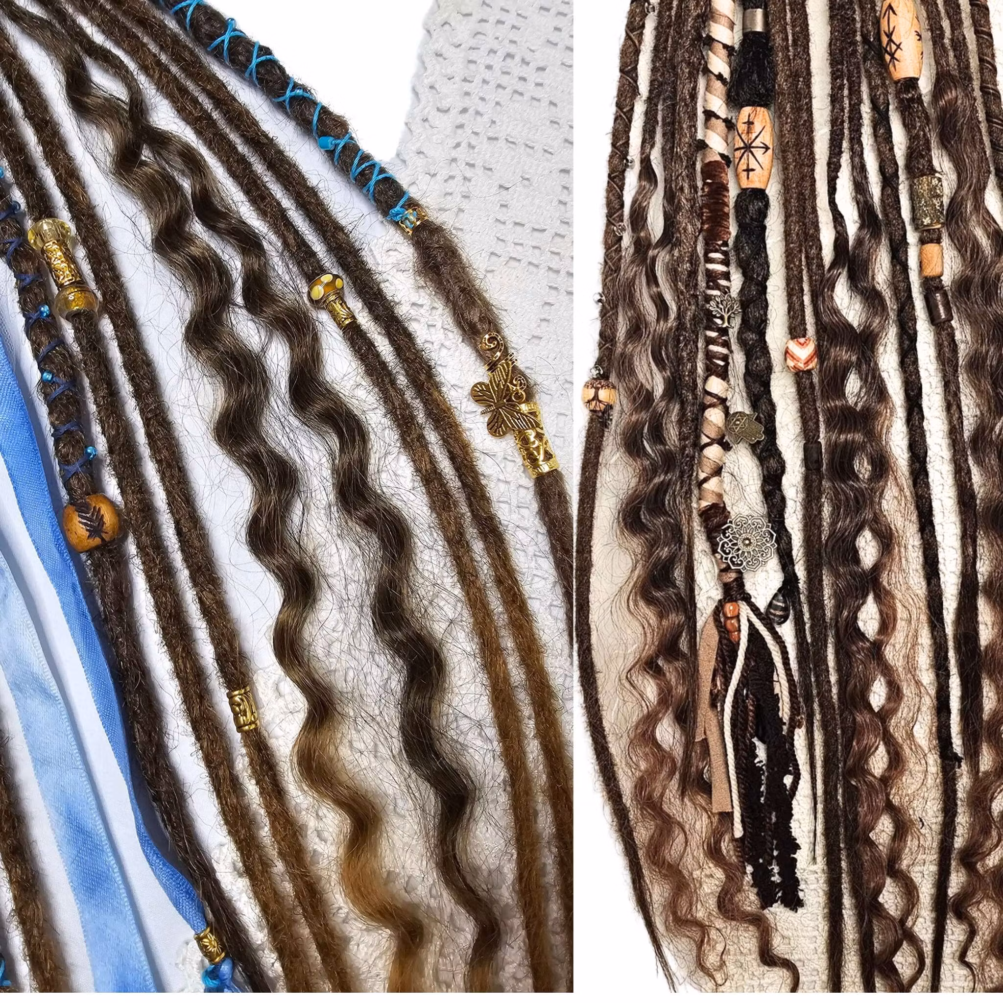 "Trio Svampar" - Lång Ljus Bambu (7 mm hål) Medium