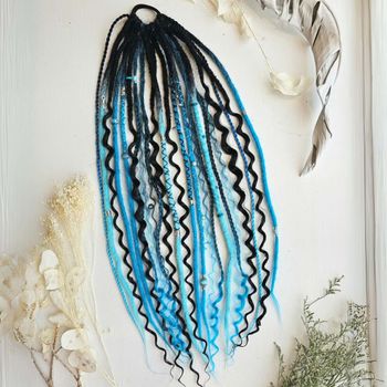 "Havsnymf" Dread Ponytail Extensions