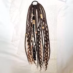 "Nordlys Boho" Dreads Ponytail Extensions