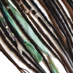 "Skogsdunge" Dreads Ponytail Extensions
