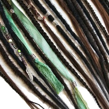 "Skogsdunge" Dreads Ponytail Extensions
