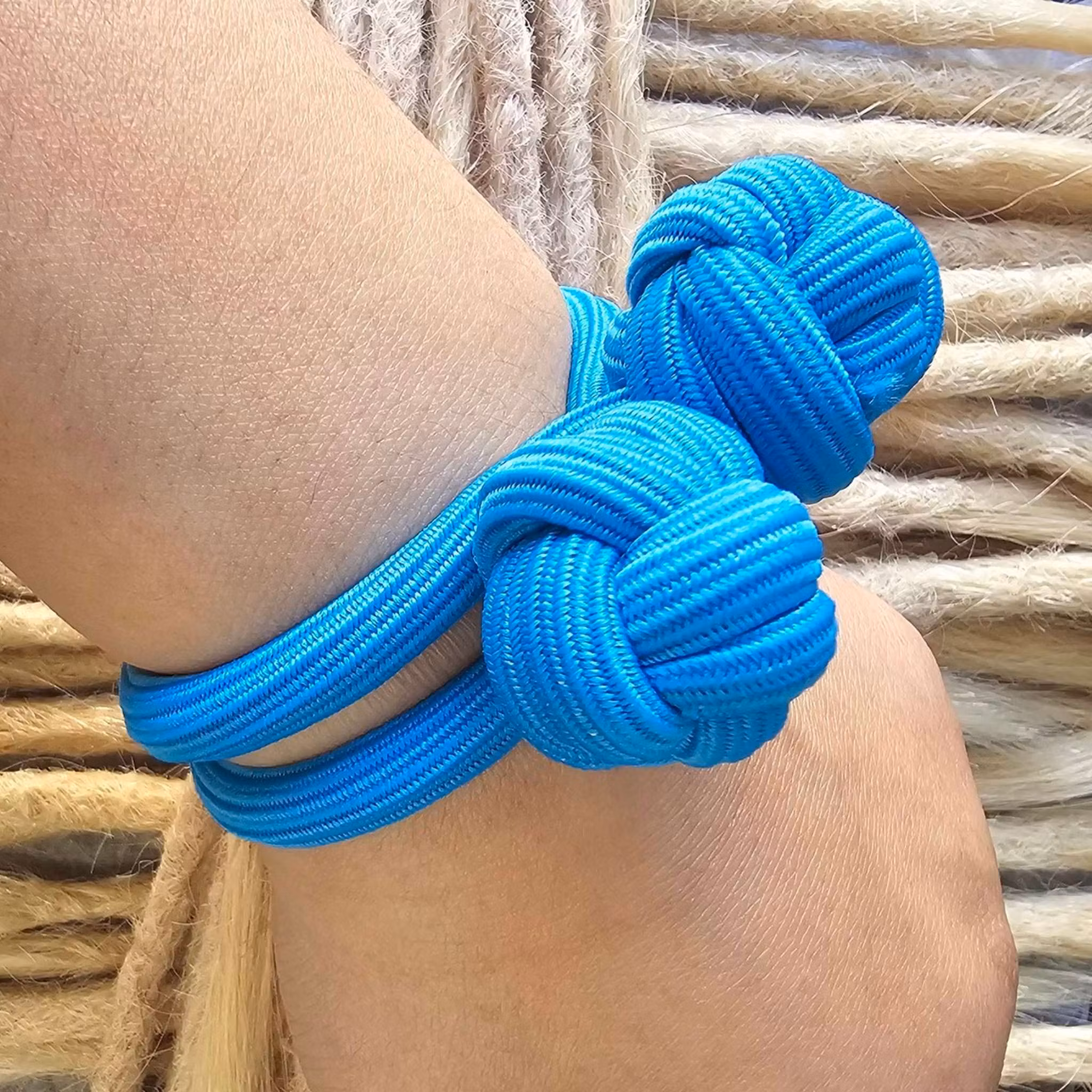 Brun "Knutar" Hårband Dreadtie