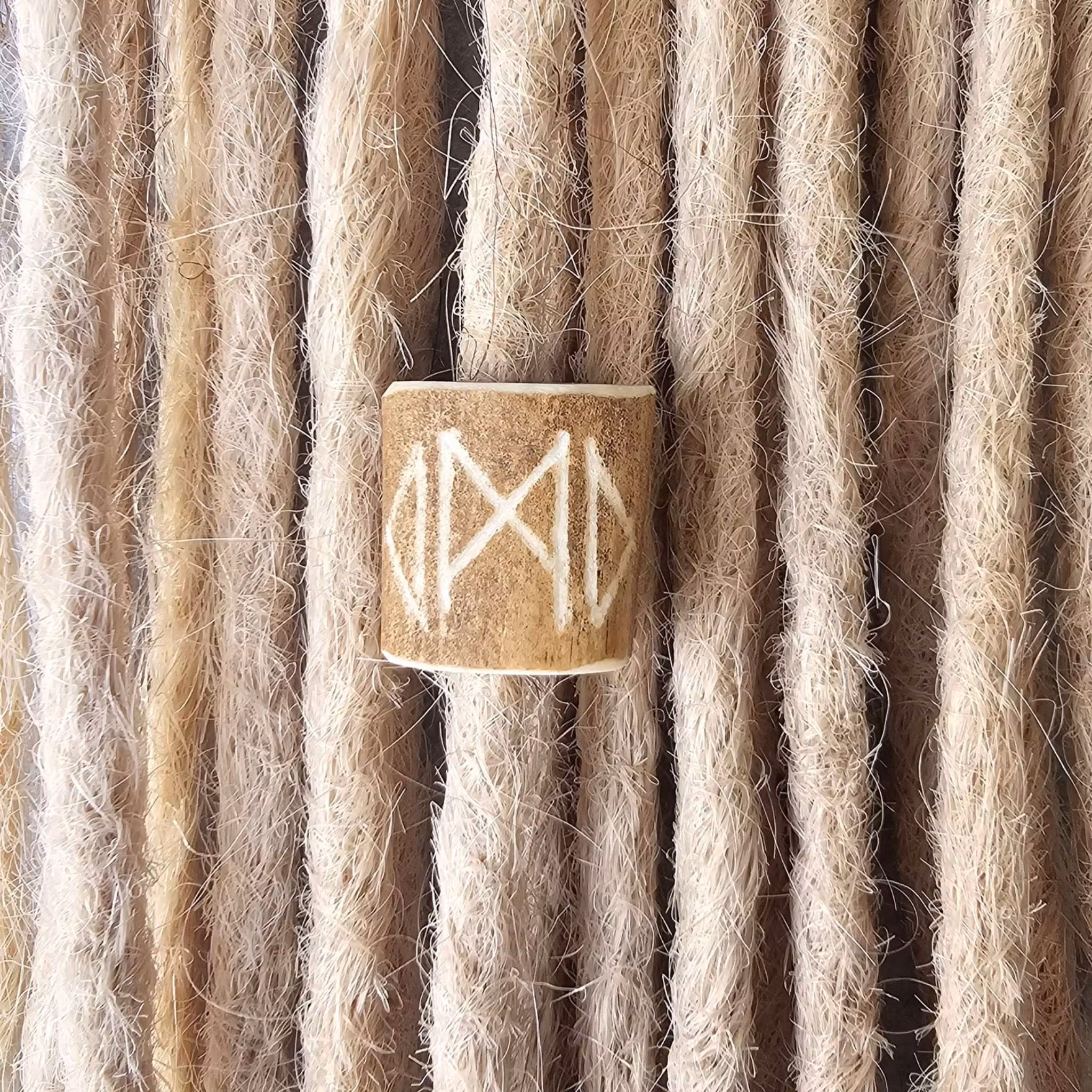 "Dagaz" Hjorthorn (Rådjur & Ren) Dreadspärla