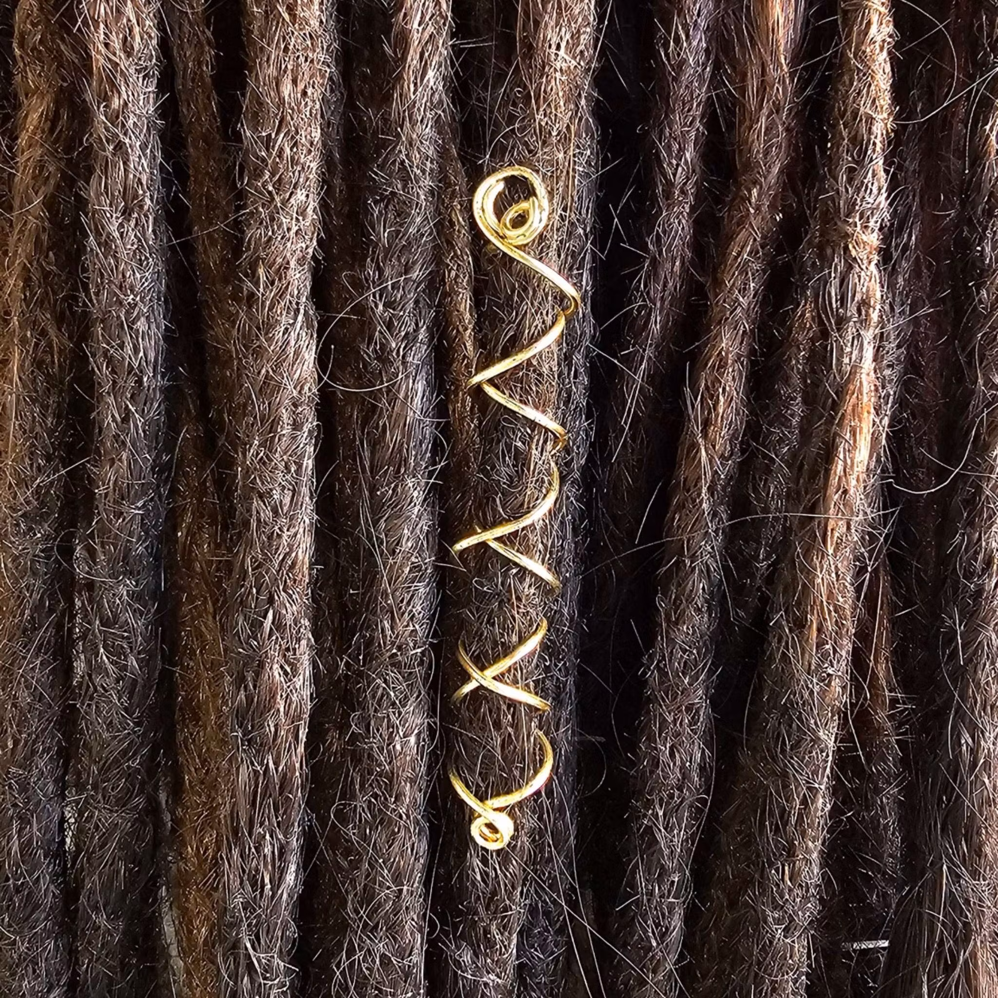 Spiral - Korsande Twist (Guld 0,85 cm)