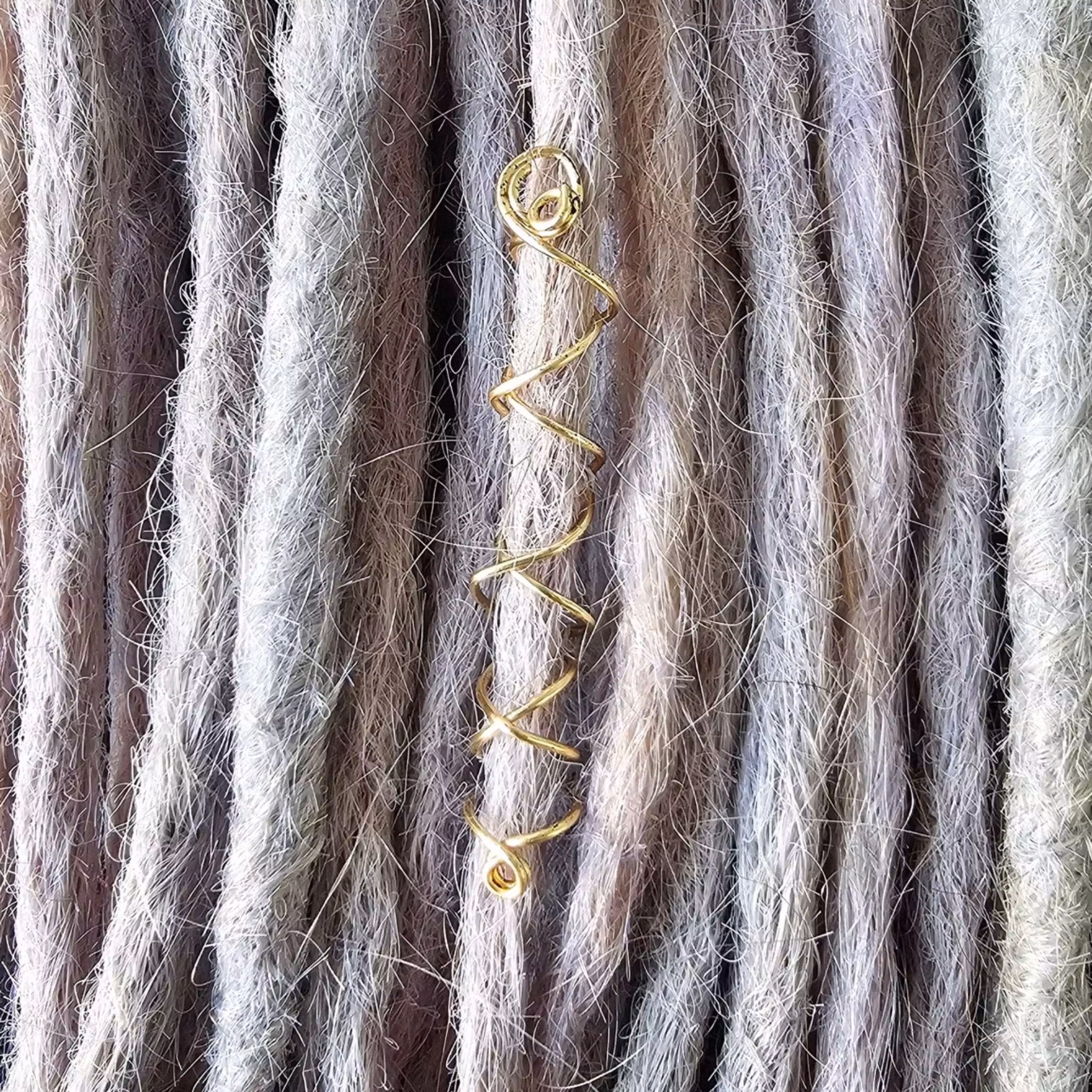 Spiral - Korsande Twist (Guld 0,85 cm)