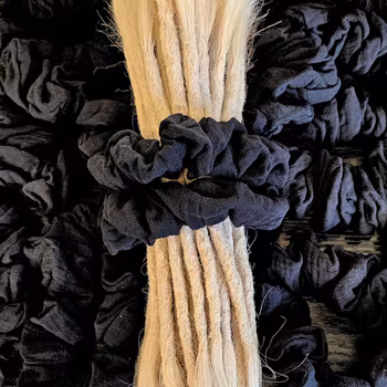 "Svart Natt" XL Scrunchie Dreadsnodd