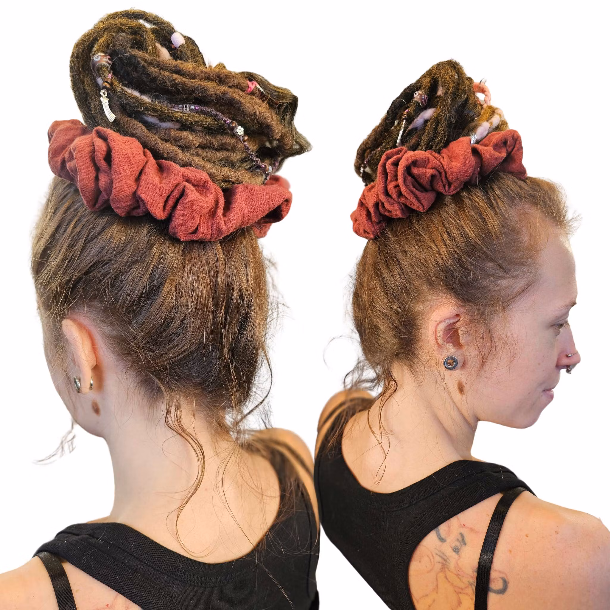 "Tegelsten" XL Scrunchie Dreadsnodd