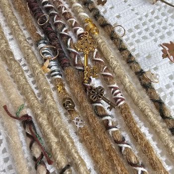 "Hippie" Accent Set Dread Ponytail Extension