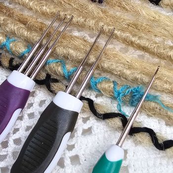 Ergonomisk Virknål med Silikonhandtag Trippel 0,75mm