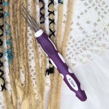 Ergonomisk Virknål med Silikonhandtag Trippel 0,75mm