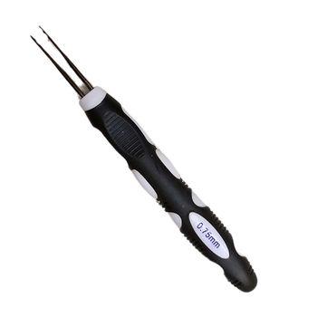 Ergonomisk Virknål med Silikonhandtag Dubbel 0,75mm