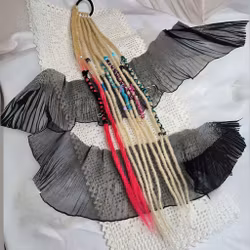 "Kalas Rosa" Accent Set Dread Ponytail Extension